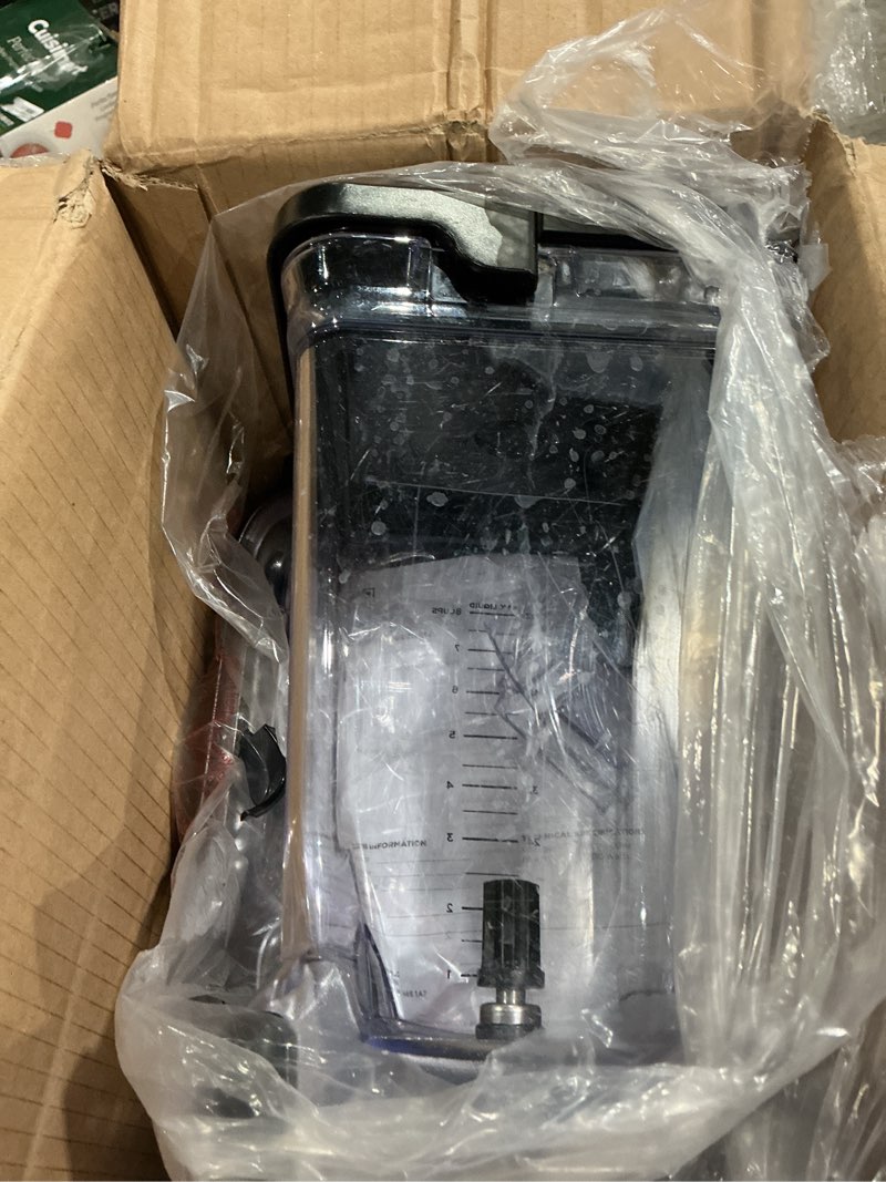 Condition photo showing As Is for ninja professional blender | smoothie blender, drink mixer, grinder, ice crusher | total crushing™ technology, auto-iq™ smart presets, professional 1200w power, xl 72oz pitcher | dark grey | br201amz generation 2 (1200 watts)