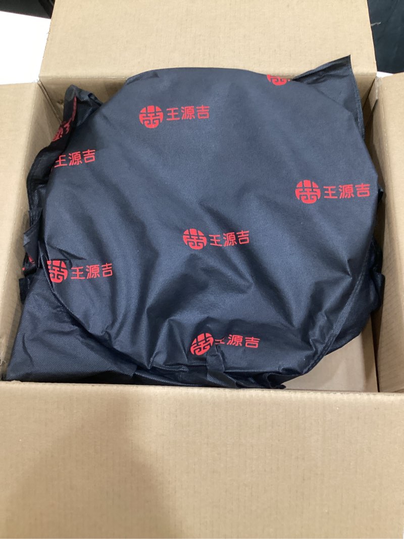 Condition photo showing New/Like New for wangyuanji carbon steel wok 14.2", large nitriding flat bottom stir fry pan with lid, no chemical coating rust resistant iron skillet for induction electric gas stoves, big capacity serves 6+