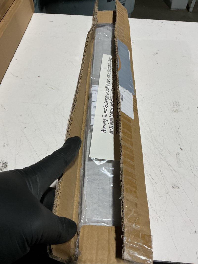 Condition photo showing Good Condition for no drill cordless roman shades for windows, 22" w × 64" h - light filtering - linen - grey light filtering - linen - grey 22" w × 64" h