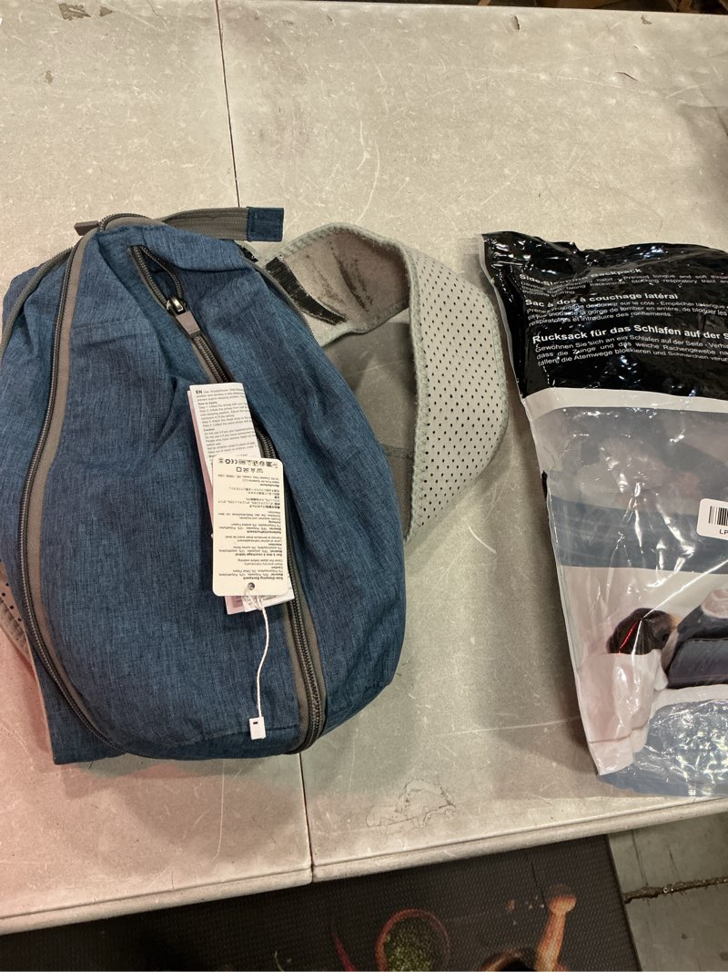 Condition photo showing Good Condition for side-sleeping backpack, sleep position trainer, sleeping on the side alleviates snoring caused by throat issues (small, back width?16 inch or 40 cm) backpack - buckle version: s