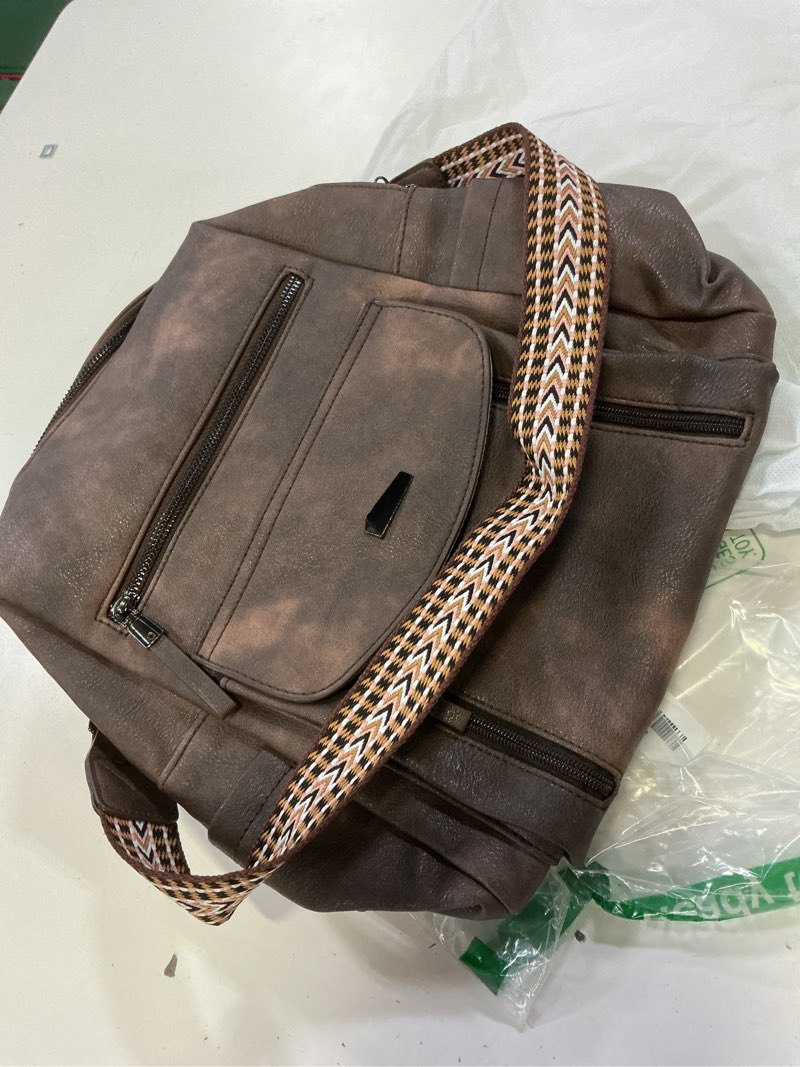 Condition photo showing Good Condition for wyfjnx pu leather womens backpack purse ladies backpack handbag fashion shoulder bag small travel bag brown dark brown
