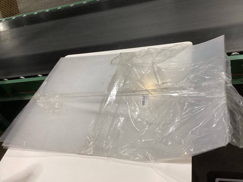 Condition photo showing Good Condition for 6 Pack of PET/Plexiglass Sheets 24x36-0.04" Clear Plastic Sheet Panels for Picture Frame, Sign Blank, DIY and Crafts Project 24 x 36" 6