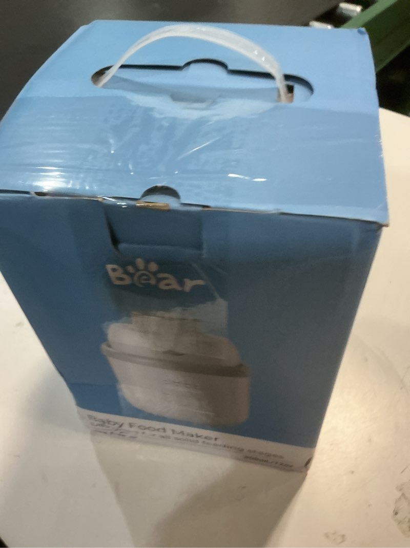 Condition photo showing New/Like New for bear nutriease allstage stainless steel baby food maker steamer and blender, truly onestep baby food processor puree maker grinder mills, auto cooking&grinding for healthy homemade baby food, bpa-free