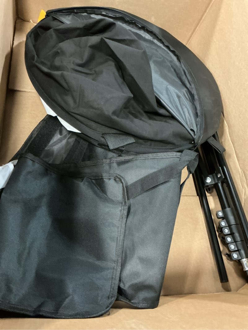 Condition photo showing As Is for zhiyun 60x90cm / 23.5 * 35.5 inch rectangular softbox quick release soft box with bowens mount diffusers grid bag compatible with neewer godox aputure b100 b200 b500 g300 x100 video light cob light 23*35in rectangular softbox