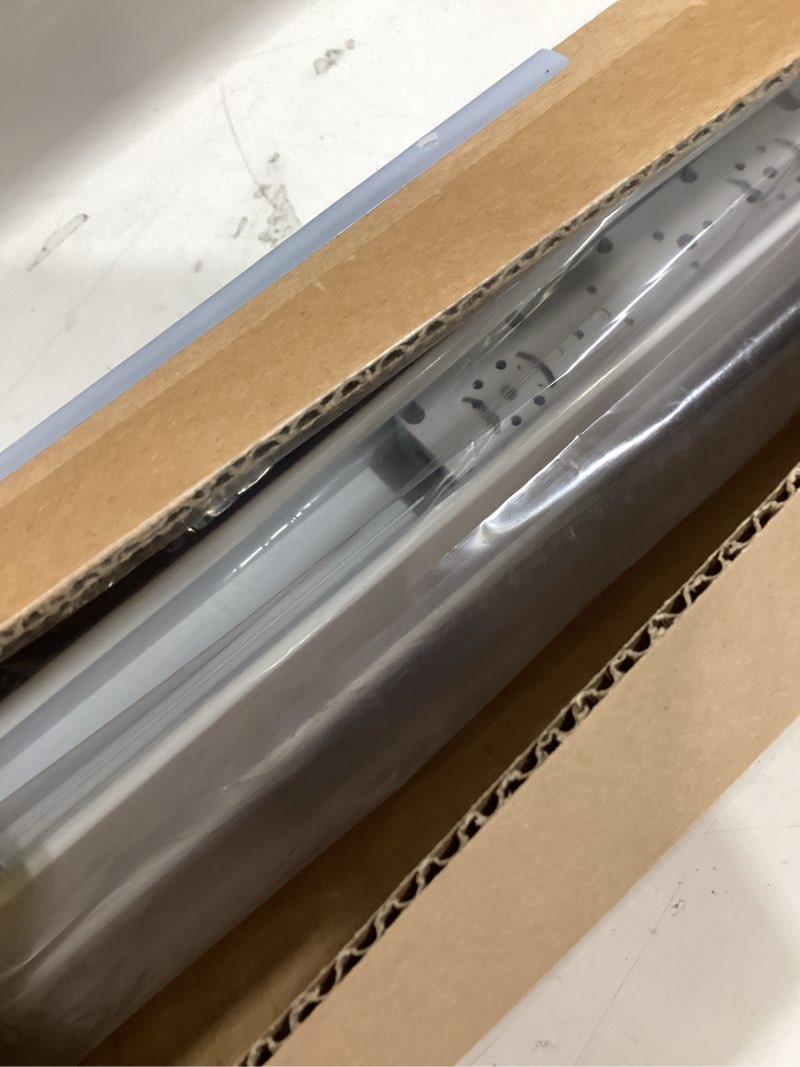 Condition photo showing New/Like New for lazblinds cordless cellular shades, blackout privacy honeycomb shades for home, thermal insulation noise reduction blinds for windows, 17'' w x 36'' h, white blackout-white 17'' w x 36'' h