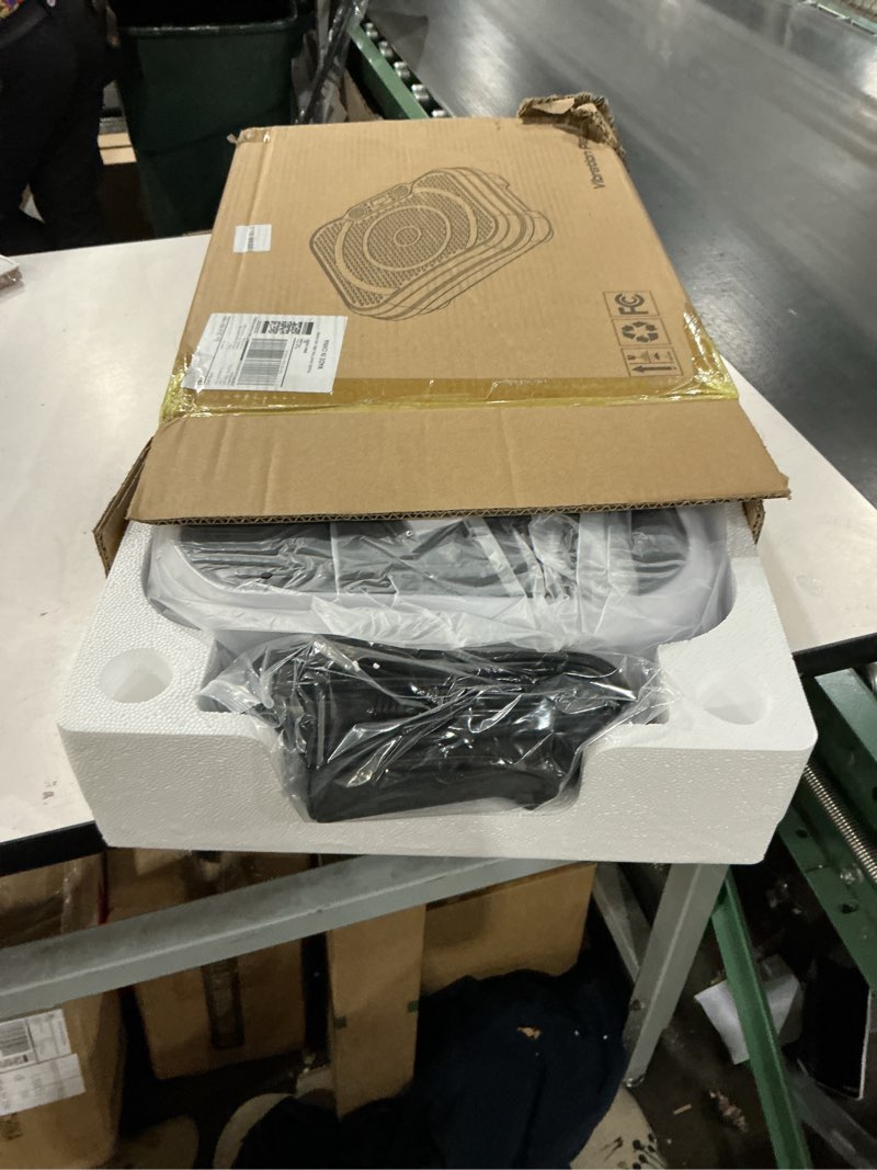 Condition photo showing New/Like New for Vibration Plate Exercise Machine, Vibrating Platform for Lymphatic Drainage Weight Loss, 250 Speeds Full Body Workout Vibrated Plates Fitness Platform for Home Women Men White