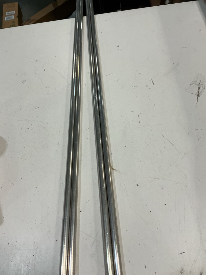 Condition photo showing As Is for aluminum tube, 6063 aluminum round tube, 3/8" od x 0.04" wall x 36" long seamless aluminum straight tubing, 4 pieces 3/8" od 36" length