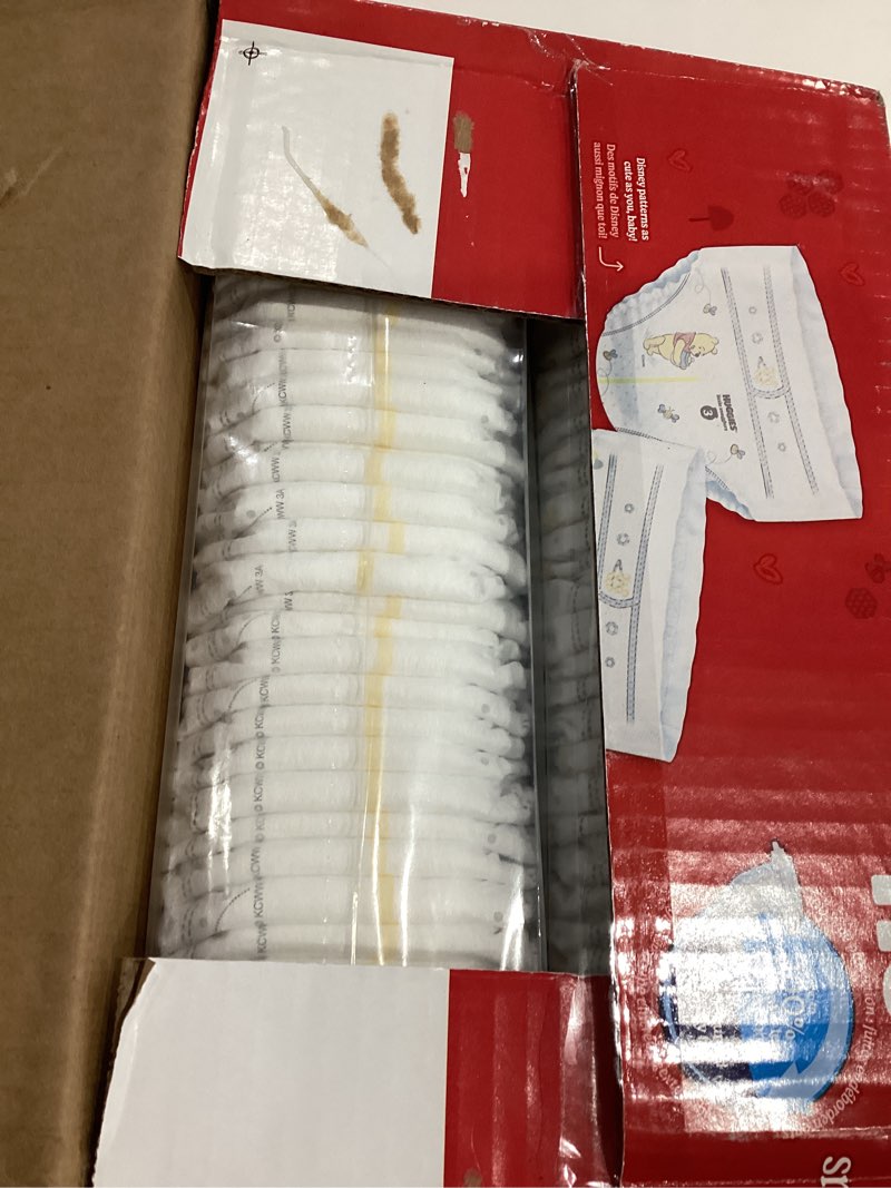 Condition photo showing New/Like New for Huggies Size 3 Diapers, Little Snugglers Baby Diapers, Size 3 (16-28 lbs), 76 Count, Packaging May Vary Size 3 76