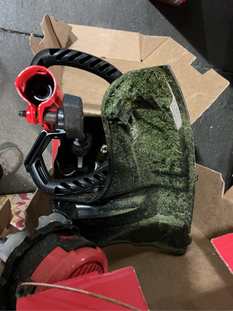 Condition photo showing As Is for craftsman ws4200 30cc 4-cycle gas powered straight shaft string trimmer, liberty red (b09wg8x642)