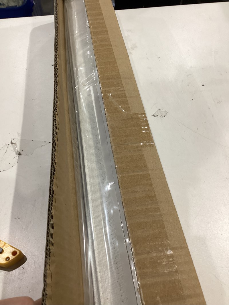 Condition photo showing Good Condition for 100% Blackout No Tools No Drill Cordless Roman Shades for Windows, Size 32 3/4" W × 60" H (for Windows 33" W × 60" H) Blackout - Off-White Blackout - Off-white 33" W × 60" H