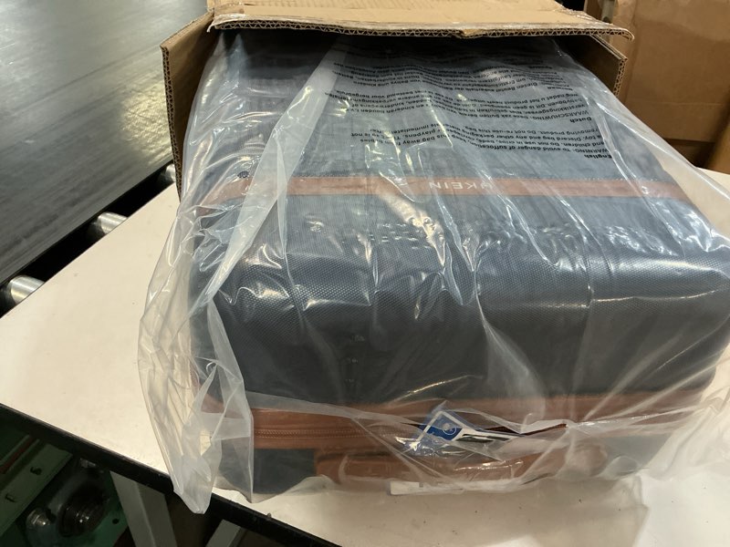 Condition photo showing New/Like New for ukein luggage sets 3piece, carry on luggage 20in suitcase set with backpack | carry on suitcase with spinner wheels,pc durable hardside with tsa lock,ykk zippers,22x14x9 airline approved for travel blue 3 piece set (20inch)