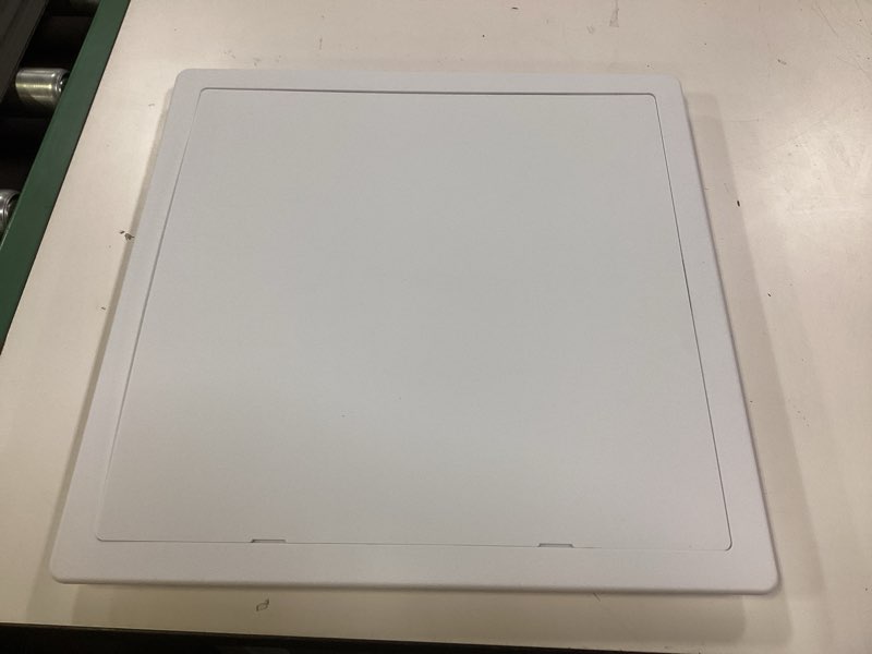 Condition photo showing Good Condition for access panel for drywall - 10x10 inch - wall hole cover - access door - plumbing access panel for drywall - heavy durable plastic white