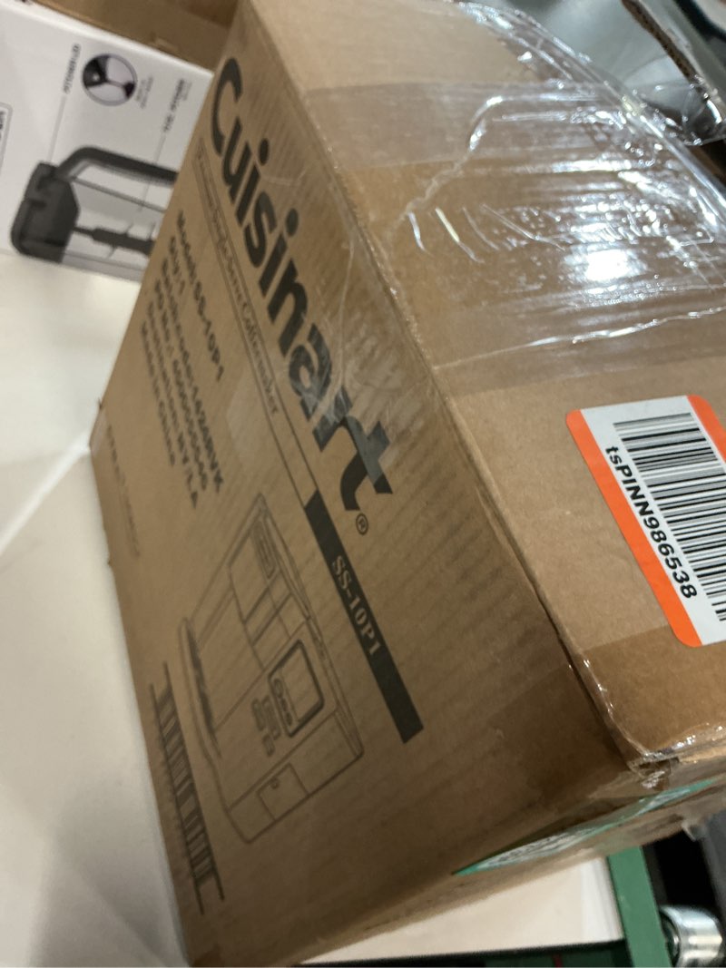 Condition photo showing As Is for Cuisinart Coffee Maker, Single Serve 72-Ounce Reservoir Coffee Machine, Programmable Brewing & Hot Water Dispenser, Stainless Steel, SS-10P1,Silver