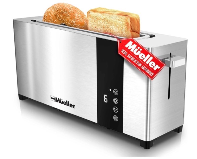 Mueller UltraToast Full Stainless Steel Toaster 2 Slice