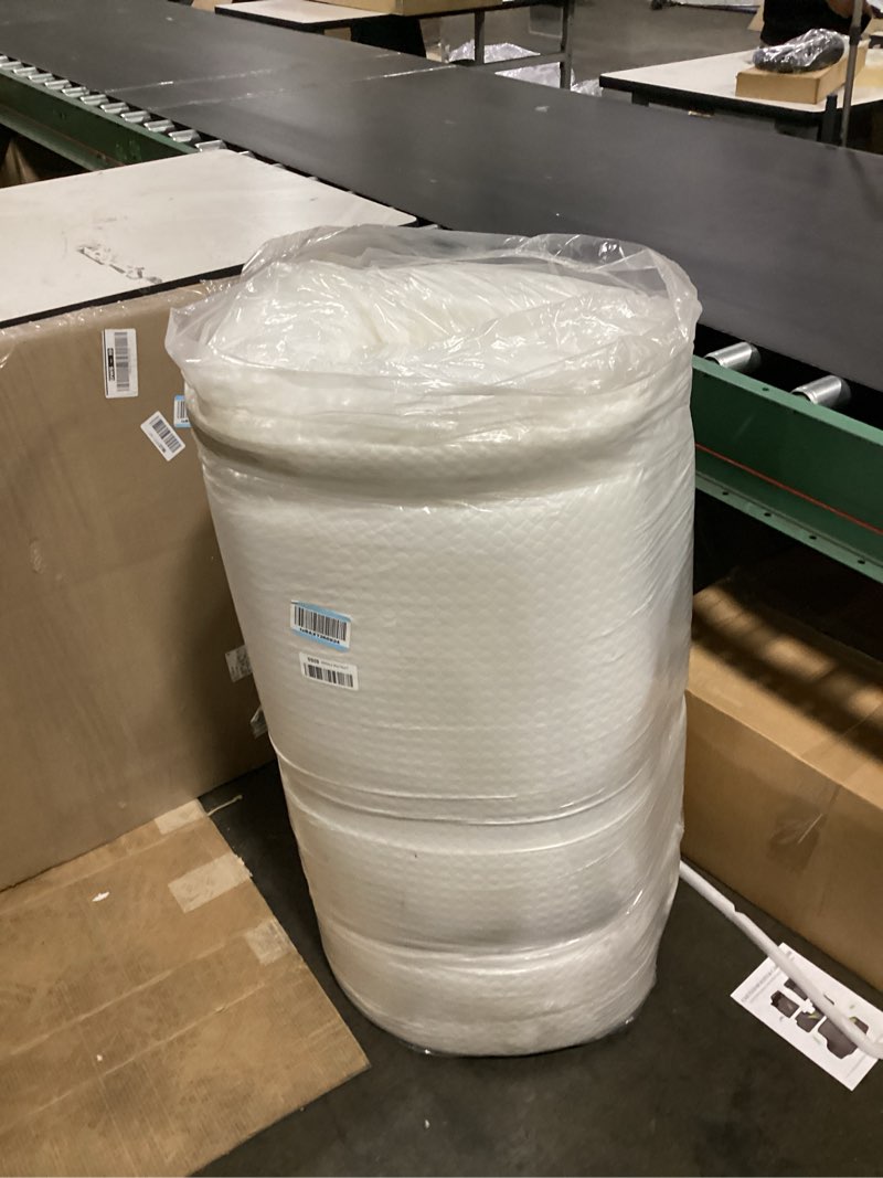 Condition photo showing Good Condition for fdw | 8 inch twin mattress | medium firm | gel memory foam mattress | white | bed in a box, certipur-us certified | pressure relief, cooling ventilated foam | washable removable cover white twin 8 in