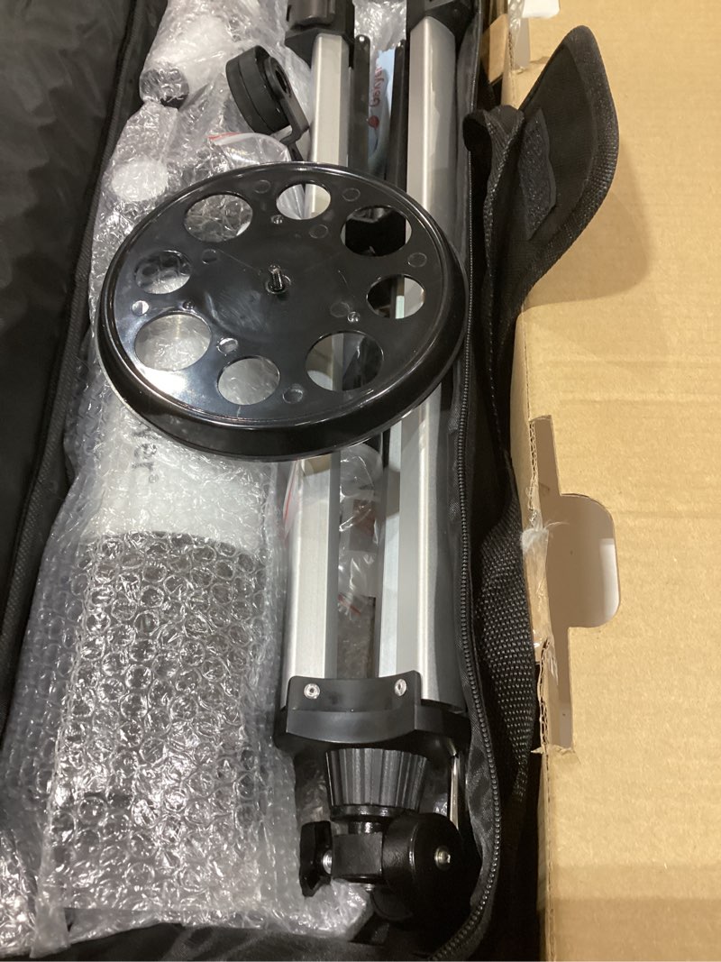 Condition photo showing Good Condition for Gskyer Telescope, 70mm Aperture 400mm AZ Mount Astronomical Refracting Telescope for Kids Beginners - Travel Telescope with Carry Bag, Phone Adapter and Wireless Remote.