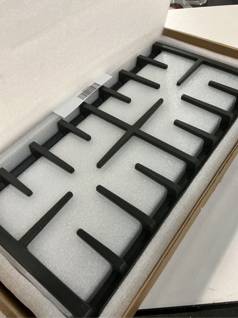 Condition photo showing Good Condition for WB31X27150 Center Grate for GE Gas Stove, Replace JXGRATE1 WB31X24737 General Electric Gas Range Burner Grate, Stove Surface Top Center Grate Cast Iron Rack