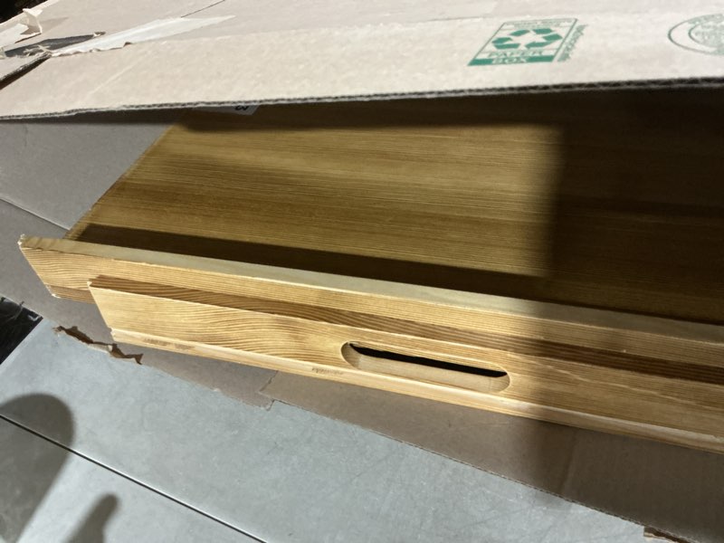 Condition photo showing As Is for Hanobe Noodle Board Stove Cover: Wood Stove Top Boards with Handles for Electric Gas