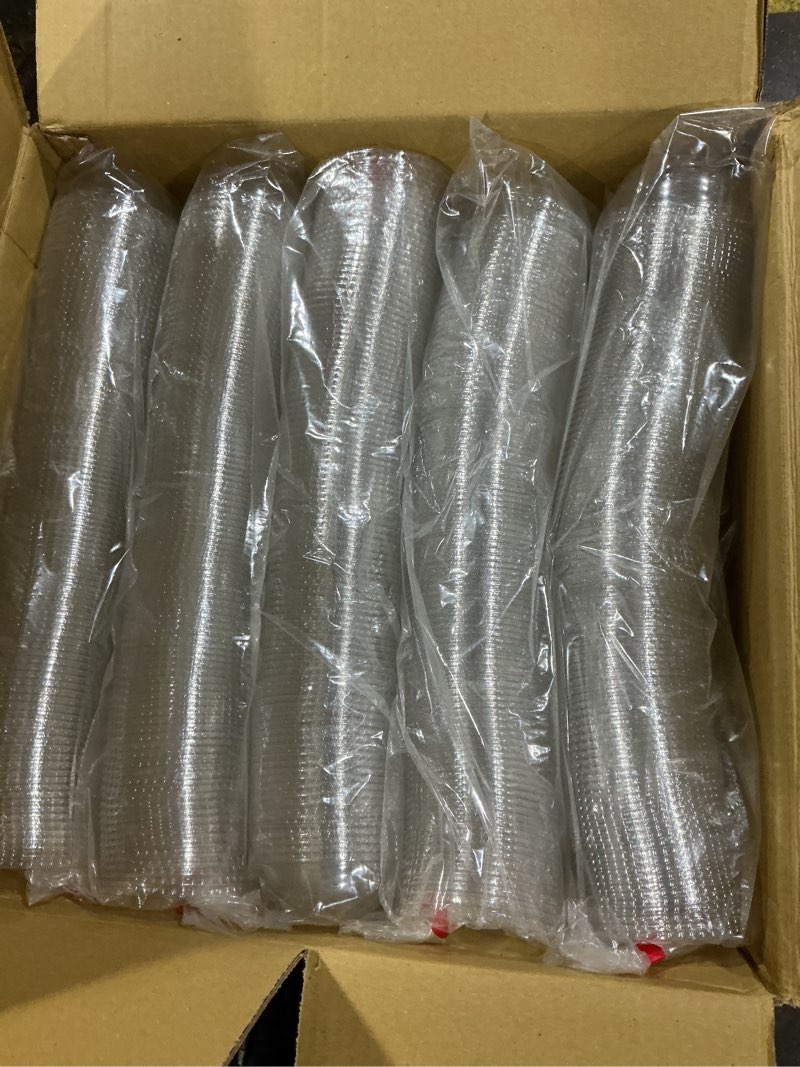Condition photo showing New/Like New for 78mm- Clear PET Dome lid (No hole)-Cup and Lid Sold Separately- 2000pcs 78mm- Dome lid- No hole