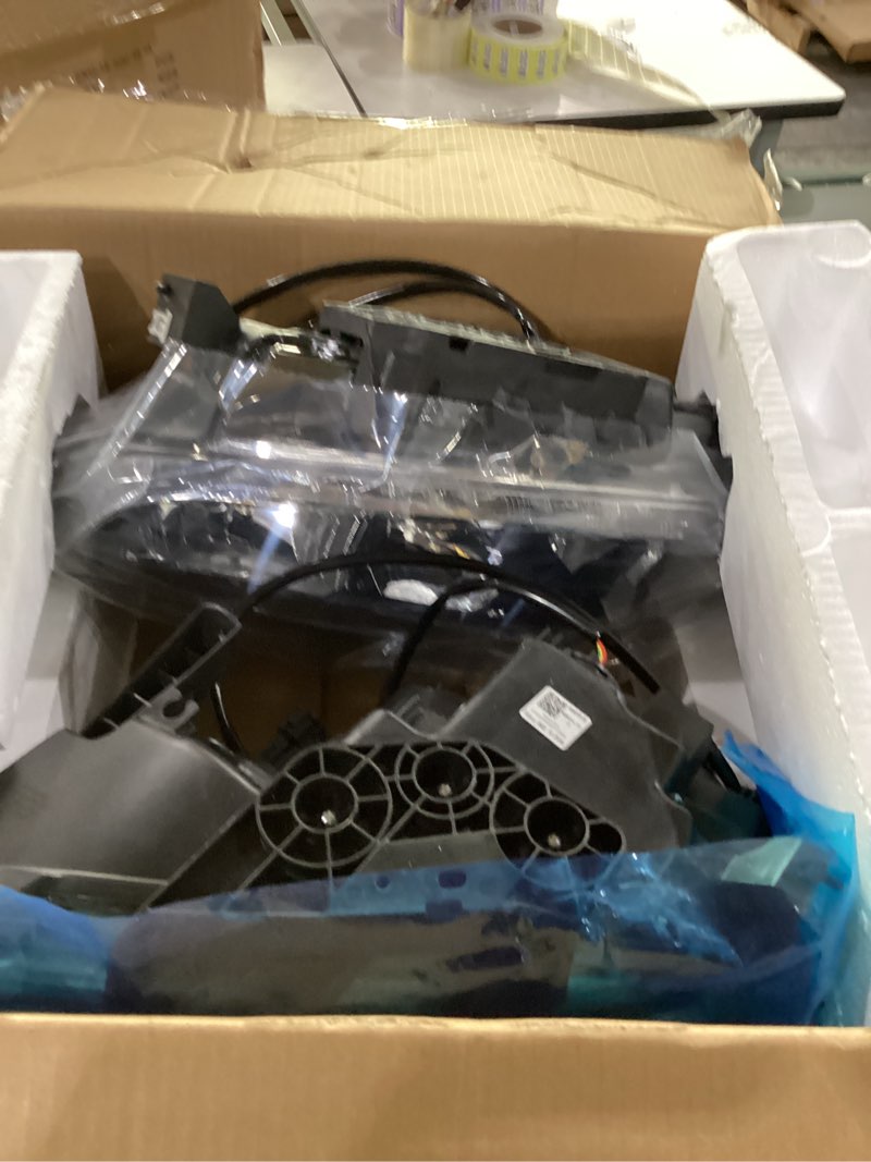 Condition photo showing Good Condition for halogen headlights assembly with led drl strip for 2014 2015 2016 rogue headlamp replacement driver & passenger side (no projector) clear reflector | with high & low beam bulbs oe replacement