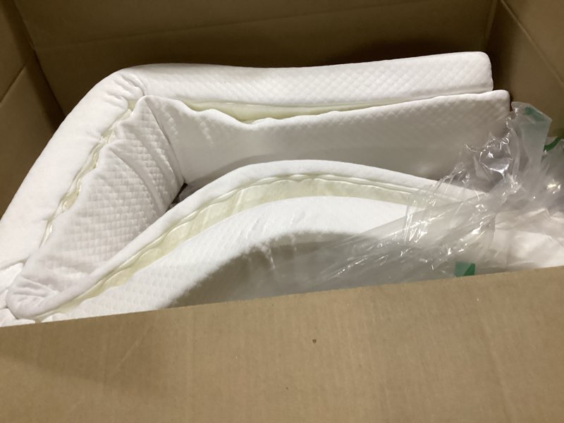 Condition photo showing Good Condition for (similar to)+hombys memory foam lash bed topper with removable cover, massage table mattress topper with elastic bands, non-slip lash bed cushion only (bed not included)