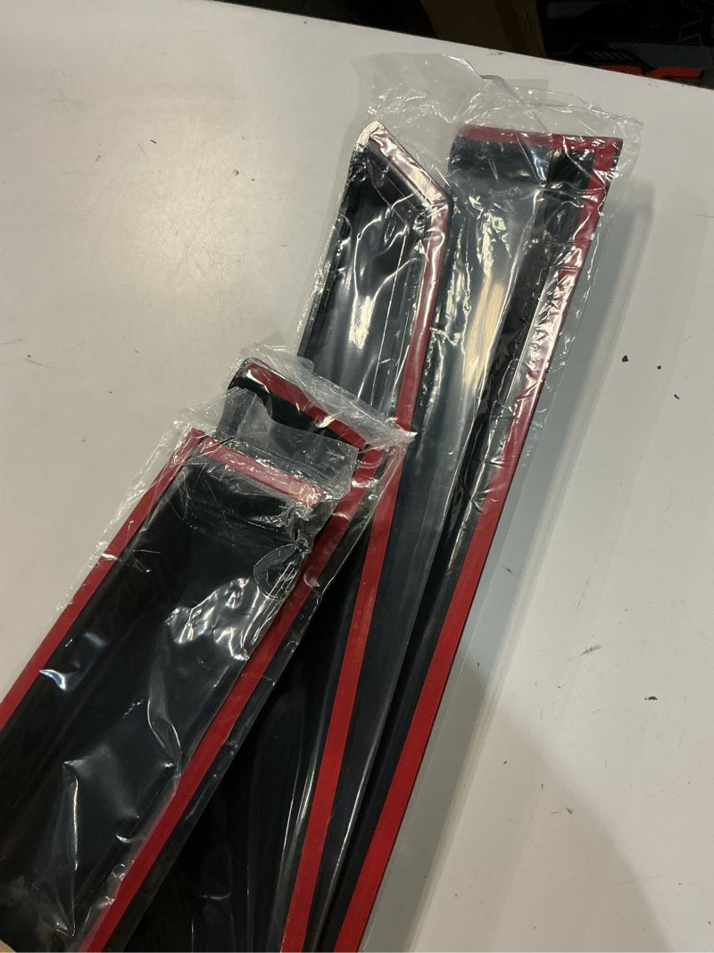 Condition photo showing Good Condition for kpy rain guards fit for 2011-2018 hyundai veloster, out-channel window visors vent wind deflectors 4pc, car accessories for 11-18 veloster 2012-2018 veloster