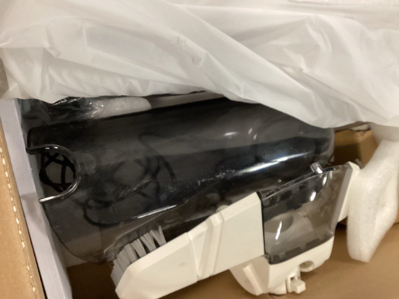 Condition photo showing Good Condition for [patent] poolhacker cordless handheld pool vacuum for above ground pool & inground pools, pool vacuum cleaner flexible head for curved, 18.5 gpm strong suction, 1-click debris emptying, rechargeable gray