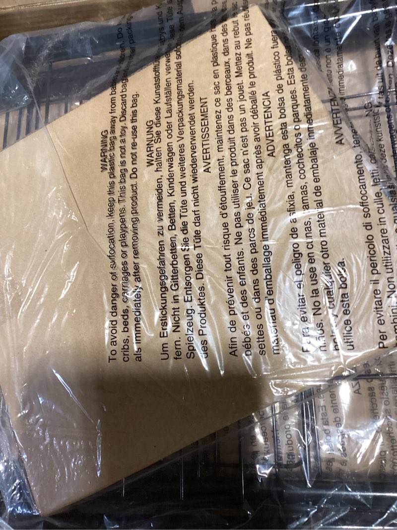 Condition photo showing New/Like New for Amazon Basics Foldable Shopping Utility Cart with 360-Degree Wheels, Easy Assembly, Black, X-Large