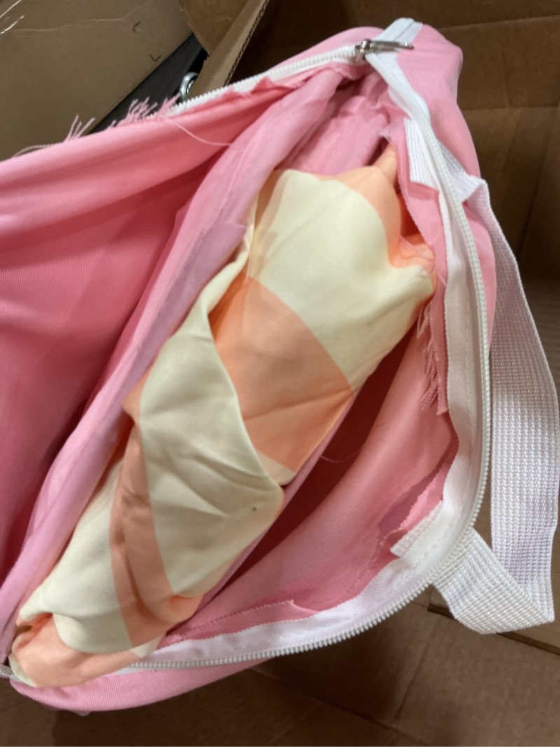 Condition photo showing As Is for hallo deer kids play tent, princess castle pop up tent kids with star and window, portable toddler play tent indoor outdoor, playhouse indoor games for boys & girls gifts (strawberry pink)