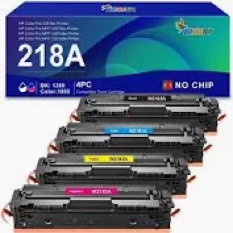 Tone cartridge replacement 218A 4pcs