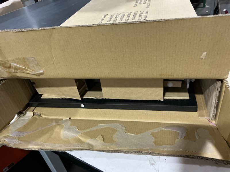 Condition photo showing Good Condition for mainstays quick assembly desk, black finish