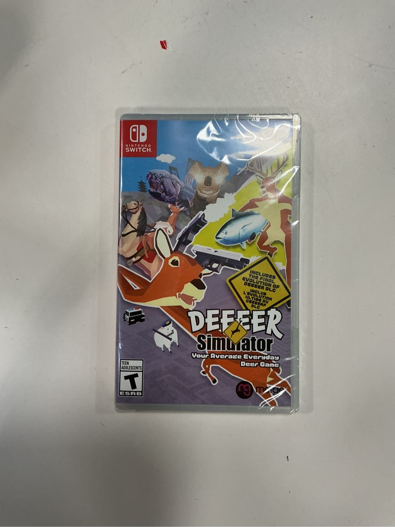 Condition photo showing New/Like New for DEEEER Simulator: Your Average Everyday Deer Game Nintendo Switch