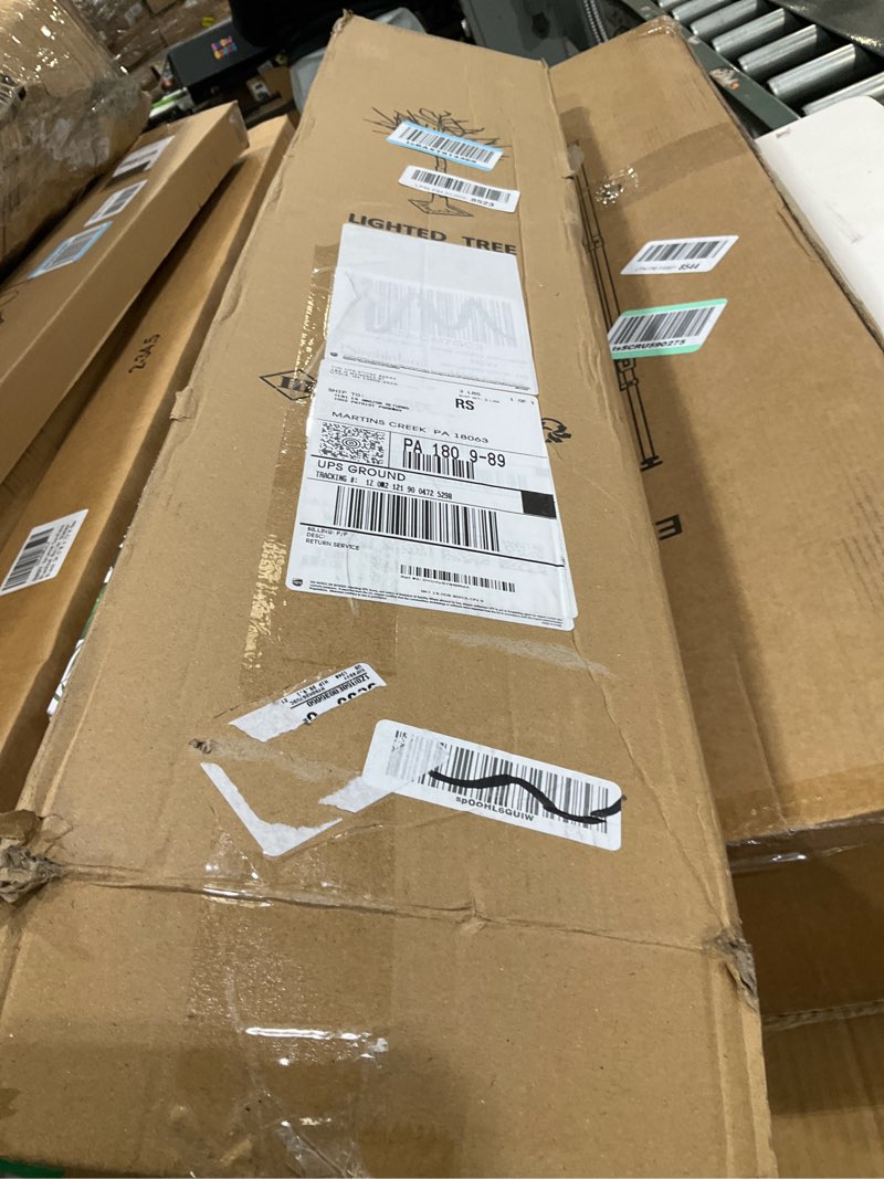 Condition photo showing As Is for Birchlitland LED Birch Tree 4FT 200L Warm White Fairy Lights, Lighted Trees for Indoor Outdoor Home Thanksgiving Christmas Holiday Decoration Birch 4ft