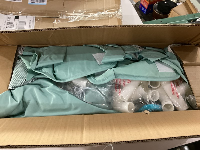 Condition photo showing Good Condition for COMOMY Playpens for Babies and Toddlers, Small Baby Play Pens, Activity Center for Baby Safe and Non-Slip Baby Fence, Full Mesh Design, Indoor & Outdoor Kids Activity Center (Dark Green, 50"x50") Dark Green 50"x50"