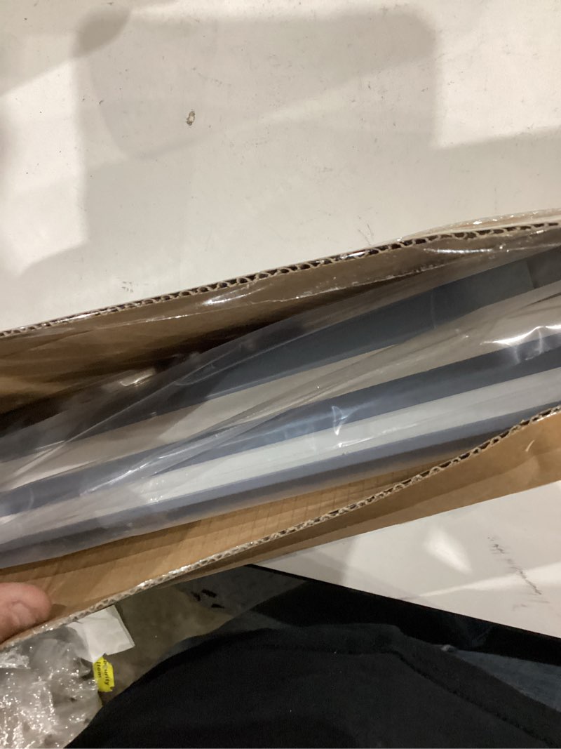 Condition photo showing Good Condition for LazBlinds No Tools No Drill Cordless Cellular Shades, Light Filtering Honeycomb Shades for Home, Thermal Insulation Blinds for Windows, 20\" W x 48\" H, Dark Grey Light Filtering-dark Grey 20\" W x 48\" H
