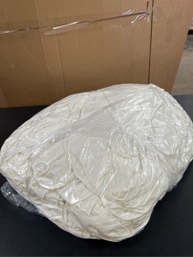 Condition photo showing Good Condition for bamboo duvet cover set, king, ivory