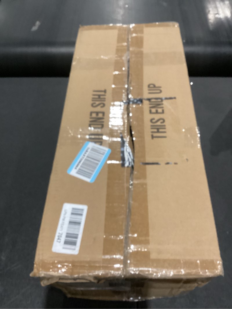 Condition photo showing As Is for KICHLER Braelyn 24" 3 Light Vanity Light with Clear Seeded Glass Olde Bronze®