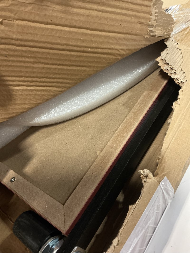 Condition photo showing Good Condition for paper cutter heavy duty 18" cut length professional large paper cutter 12-sheet capacity guillotine paper cutter for cardstock, safety, efficience, wide use for office, school, home (a2-a7) 18-inch red