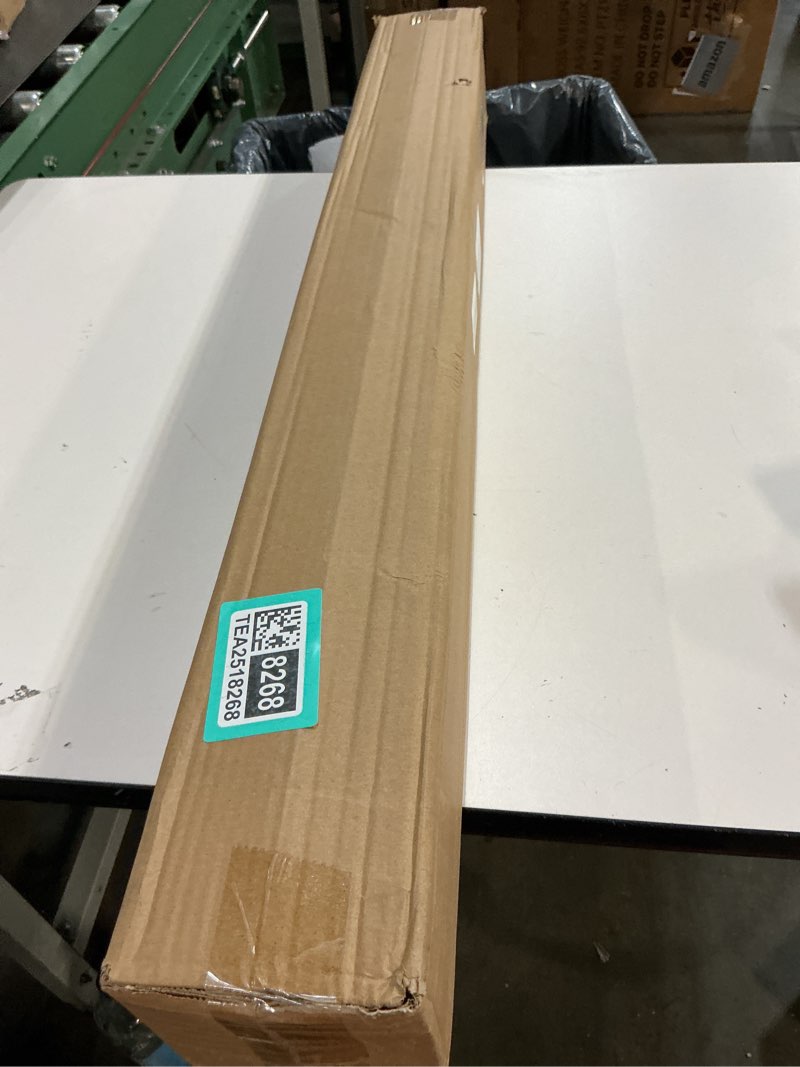 Condition photo showing New/Like New for LazBlinds No Tools No Drill Cordless Bamboo Roman Shades, Light Filtering Window Treatment, Roll Up Bamboo Blinds for Windows 39'' W x 64'' H, Eastfield Teak Light Filtering-eastfield Teak 39" W x 64" H