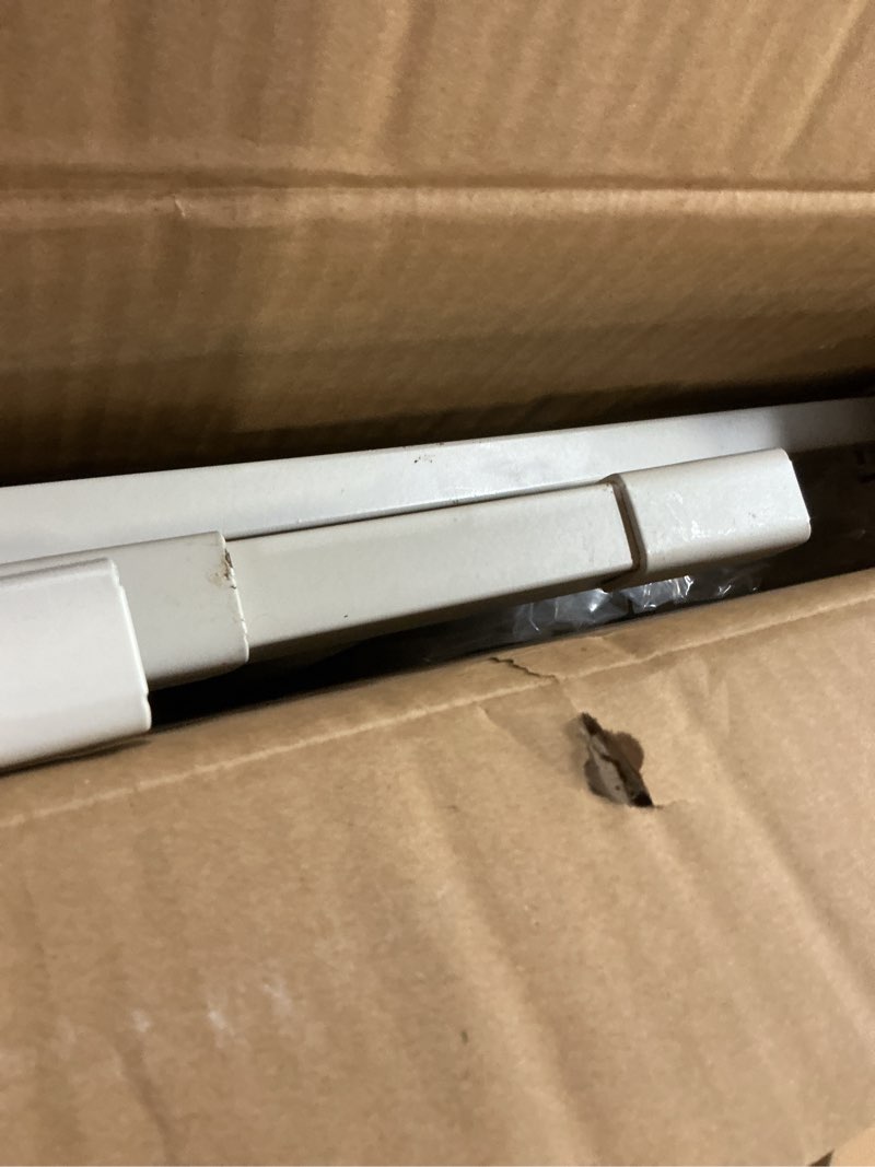 Condition photo showing Good Condition for babelio smart baby gate with auto-unlock/close, pressure mounted no drill for doorways/top of stairs. pet/dog door wide walk thru w/infrared sensor & instant safety alert (white, 26.3-37.8" w, 30" h) white 26.3-37.8" w, 30" h
