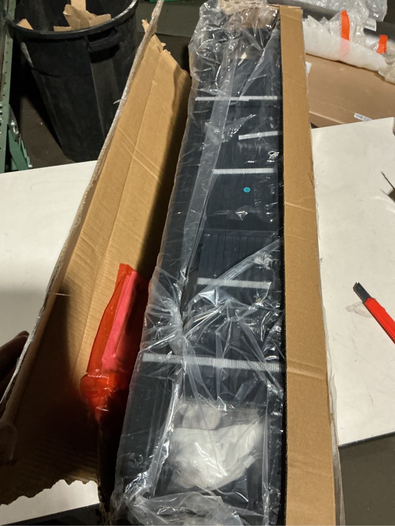 Condition photo showing As Is for Similar to Metal Bed Frame,Twin Size Bed Frame with Storage Space,Heavy Duty Sturdy Mattress Foundation,Easy Assembly,No Box Spring Needed, Black,18 Inch,Twin