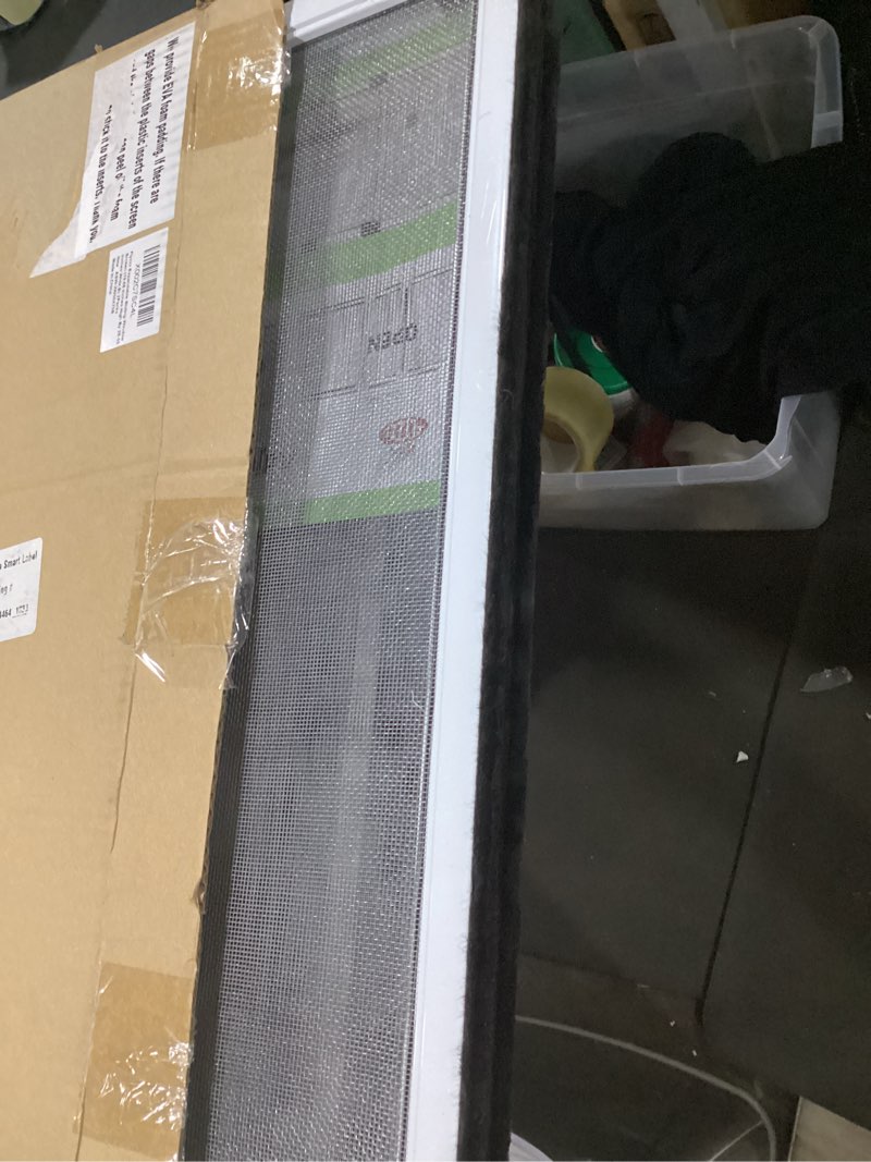Condition photo showing Good Condition for [measure first] flyzzz window screen, fixed 19.68" height, fits window opening width 28" to 52", adjustable sliding screen insert, large, 2-pack 19.68 inches high by 28-52 inches wide 2 packs
