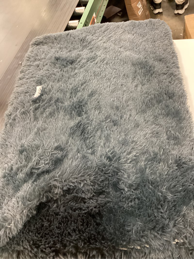 Condition photo showing Good Condition for Orthopedic Dog Beds Medium/Large Sized Washable Removable Cover, Plush Dog Bed Waterproof Lining NonSkid Bottom, Crate Foam Pillow Mattress Fluffy Anti Anxiety Pet Pad 35x23 Inch, Dark Grey 35.0"L x 23.0"W x 3.0"Th Dark Grey