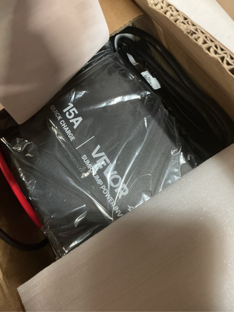Condition photo showing Good Condition for vevor 1500w sump pump battery backup system, lcd display, auto switches to battery inverter power for sump pump, pure sine wave, for basement protection emergency and power outage, battery not include