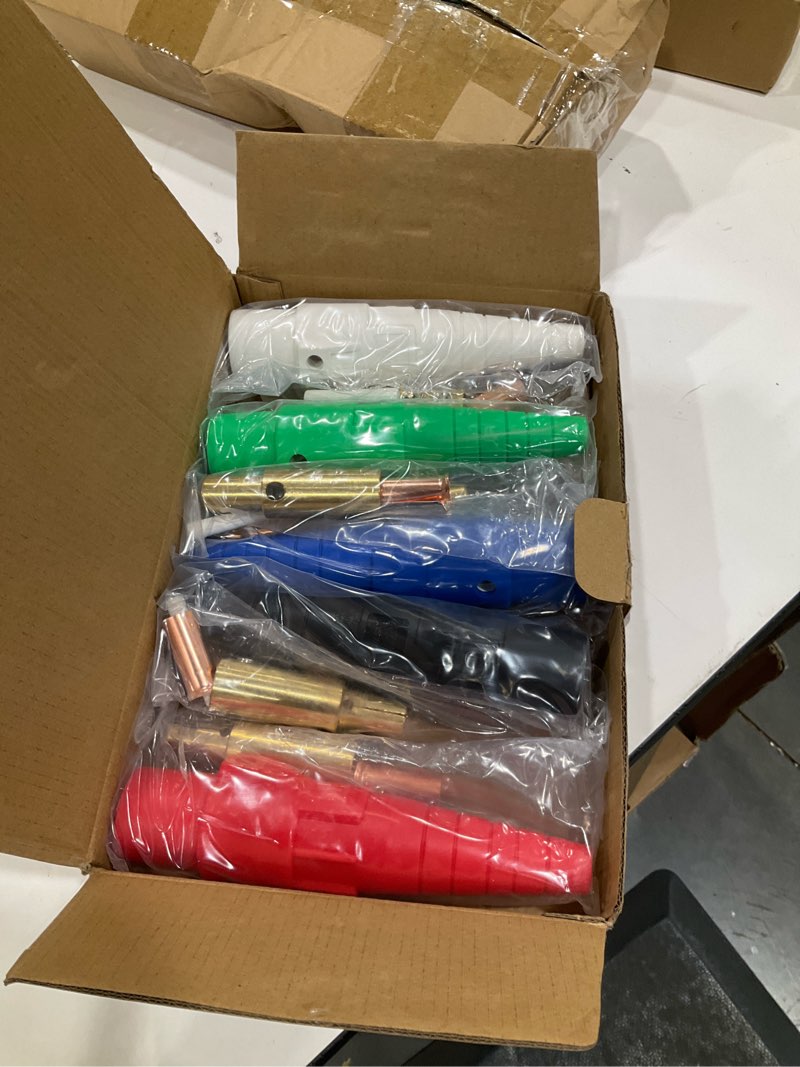 Condition photo showing Good Condition for cls40 400a camlock connector set?5 male camlok connector bundle - high - performance power solution for diverse needs