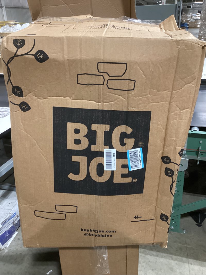 Condition photo showing Good Condition for Big Joe Roma Bean Bag Chair, Moonstone Tessellation Lenox, Durable Woven Polyester, 3 feet Lenox Moonstone Tessellation