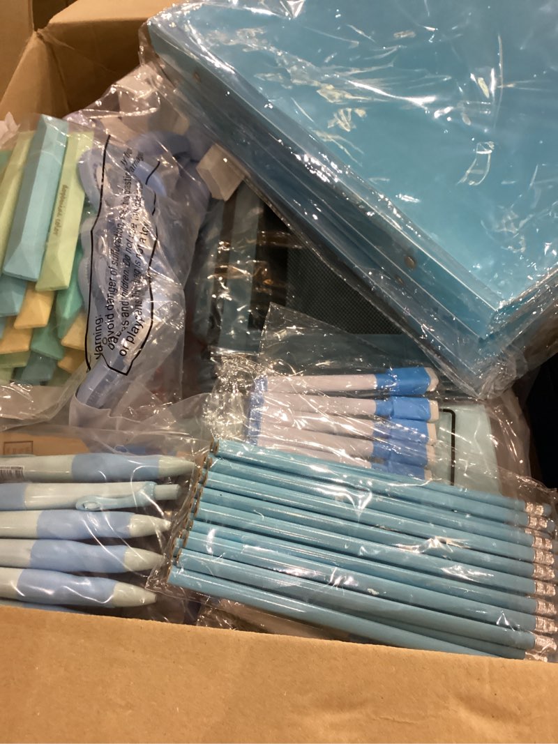 Watersay 192 Pcs Middle High School Supply Kit for Student Girl Back to School Supplies Bundle Essen