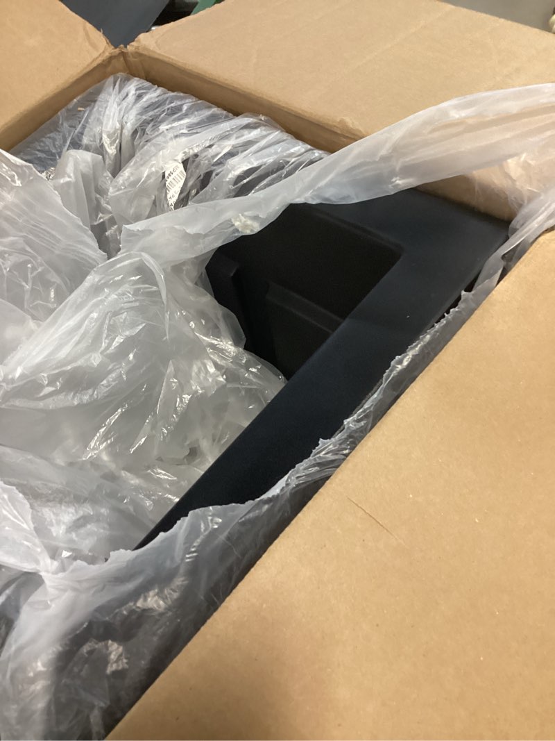 Condition photo showing New/Like New for Mayne Nantucket 16in Square Planter - Black - 16in L x 16in W x 16in H - with 3.7 Gallon Built-in Water Reservoir (5865-B)