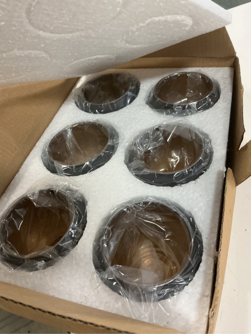 Condition photo showing Good Condition for shmilmh ramadan table decor, ramadan mubarak decoration, glass votive tealight candle holders, eid decorations for home gift black