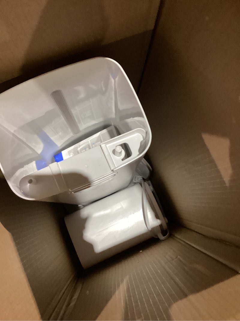 Condition photo showing As Is for Dreo HM735S 11L Smart Humidifier Large Room 700 ft², 100H Cool Mist Air Humidifiers for Bedroom, Top-Fill Self-Cleaning Tank, 26dB, Auto Mode, Aroma Box, RGB Light, Remote & APP Control, Baby, White